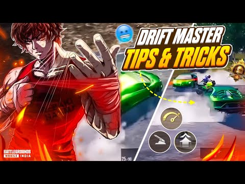 HOW TO DRIFT VEHICLE IN BGMI & PUBG || BGMI ME DRIFT KAISE KARE || BGMI CAR DRIFTING TIPS & TRICKS