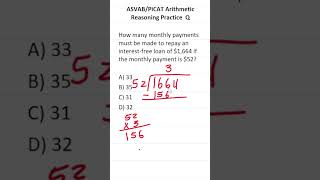 ASVAB/PiCAT Arithmetic Reasoning Practice Test Q: Long Division #acetheasvab with #grammarhero