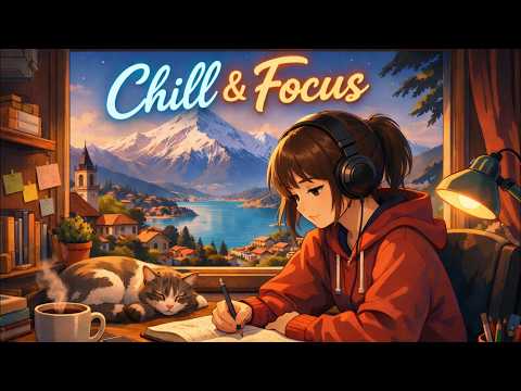 Chill & Focus 🌙 Lofi Hip Hop Radio – 1 Hour Deep Focus Beats for Studying, Working & Relaxing