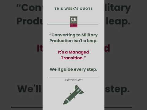 #DefenseIndustry #Transformation #InterimManagement #Leadership #Execution