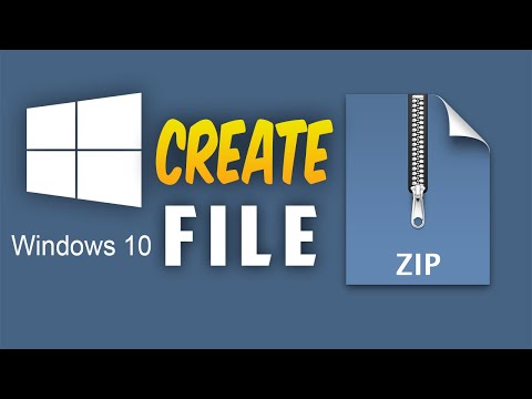 How to Create a ZIP Folder | How to Compress Big Files | Create ZIP File Windows PC