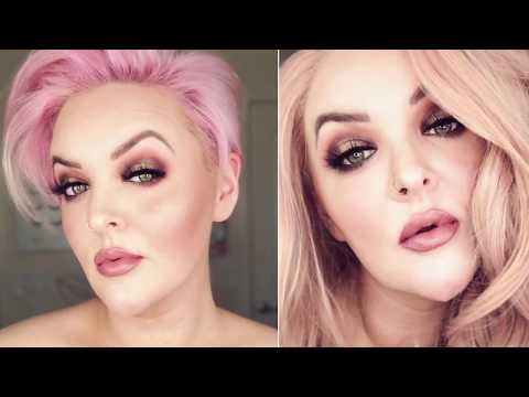 Heather with the good hair - FULL FACE makeup & hair transformation