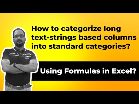 IF, ISNUMBER, and SEARCH Functions to categorize long text-strings into standard categories