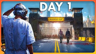 DAY 1 in this FRESH New Take on Zombie Survival…