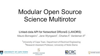 Prototype 1: LANDRs Modular Open Source Science Multirotor