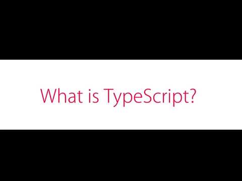 Lecture 1 of Typescript: What is typescript??