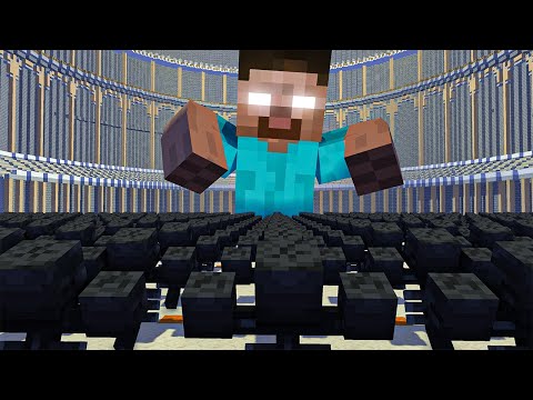 100 Withers Vs 1 Herobrine 😱😱| Mob Battle