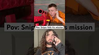 POV a sniper fails his mission 😭 #shorts