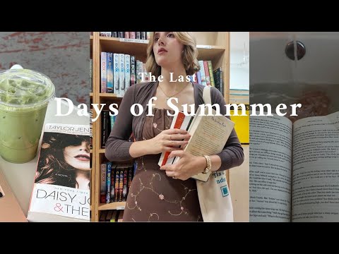 Last Days of Summer | book thrifting, cozy book chat, prepping for Europe trip