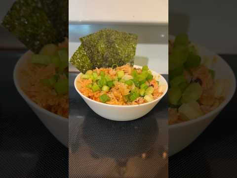 Salmon Rice Bowl | Quick lunch Idea #salmon #healthyfood #highprotein #homemade
