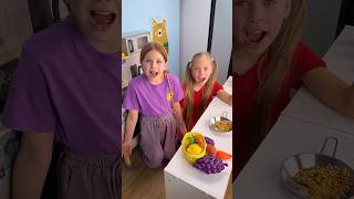 🍿 Can Sarah And Kate Make Popcorn Together? 👩‍🍳 #shorts #kidsactivities