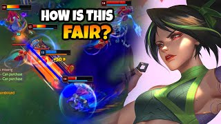 Why can Akali Mid dash in 1v4 and kill without dying. How is that fair?