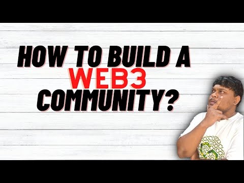 How to build a web3 community?
