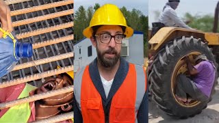 Complete idiots at work caught on camera | Latest construction fails compilation 2025