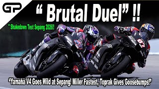 Everyone Shock! Sepang Shakedown day 2! Yamaha V4 tops Sepang Timesheet,Toprak & Miller are Danger!!