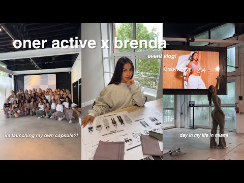 IM LAUNCHING MY OWN CAPSULE?! | oner active x brenda, event vlog, capsule overview, day in miami!