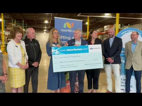 Subaru & Subaru South Charlotte Deliver The 2023 Subaru Share the Love Event proceeds to Nourish Up