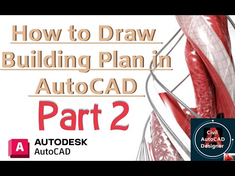 How To Make Building Plan In autocad Part 2