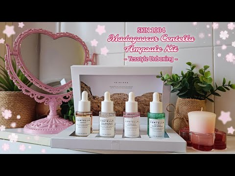 🫧 SKIN1004 Madagascar Centella Ampoule Kit  ~ Yesstyle Unboxing 🫧  #YSFaceSerum #skincare #yesstyle
