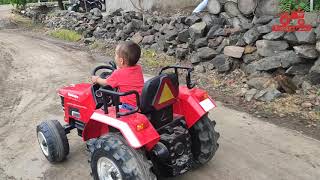 #MahindraTractor #Tractoryaari #ElectricTractor Mahindra Novo Electric Toy Tractor for Kids.