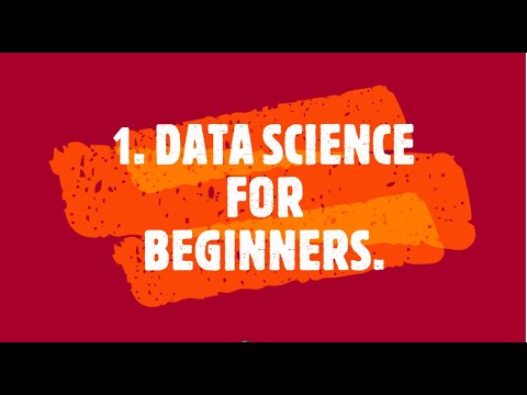 Introduction - Data Science for Beginners (Tutorial 1st)