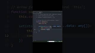Arrow function with lexical this... #javascript #javascripttutorial #javascriptdeveloper
