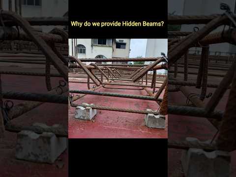 Why do we provide Hidden Beams?#shorts #youtubeshorts #civiltutor