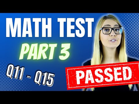 Pass Any Math or Algebra Test - Common Test Questions - Part 3