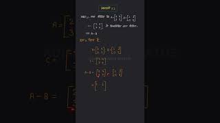 3.2 Class 12 Maths Question 1(ii) | Class 12 Maths Chapter 3 exercise 3.2 | Hindi Medium #shorts