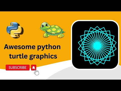 Python turtle graphics tutorial |Flower Design | Turtle graphics
