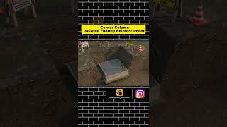 CORNER COLUMN ISOLATED FOOTING REINFORCEMENT