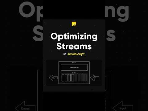 "Optimize Streams in JavaScript in 30 Seconds! ⚡🚀"  #shorts #viral #javascript