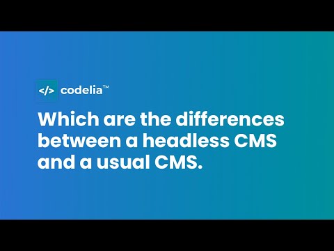 Headless cms vs traditional cms: which are the differences (with real examples)