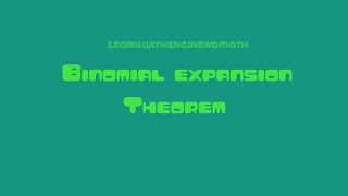 Grade 10 - Binomial Expansion Theorem (Tagalog/Flipino Math)