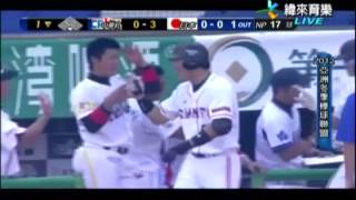20121215 冬季聯盟 大田泰示 兩分全壘打