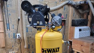 Harbor Freight McGraw 2 stage air compressor pump swap on 3.7hp motor. Dewalt DXCM601 Will it work?
