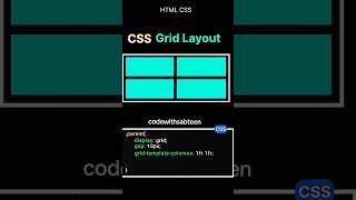 Html CSS Grid Layout #coding #webdevelopment #programming #webdesign #2025 #html #css