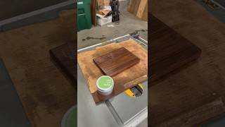Applying board butter before adding feet and the @rockler cheese slicer kit #maker