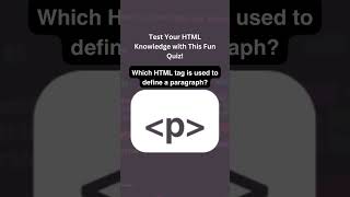 Can You Solve This HTML Challenge? #shorts #quiz #html