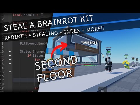 Steal A Brainrot Kit - STEALING, REBIRTHS, MORE! - Roblox Studio