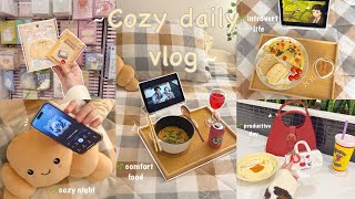 Daily vlog 🥐✨ cozy night, studying, shopping cute items, realistic days in my life, anime