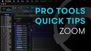 Pro Tools Quick Tips: Zoom