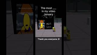 January recap for 2025 #2025 #january2025 #roblox