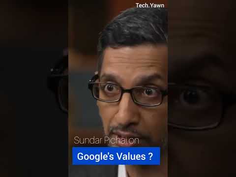 What are google's Values? #ai #coders #google #googlevalue #programmers #techyawn #sundarpichai