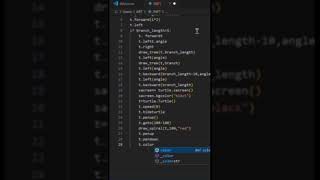 Python||coding||graphics||design||tre||shape# #webcoding
