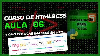 Curso completo e atual de Html e Css-Aula 06 do Curso de programação em #html  & #css