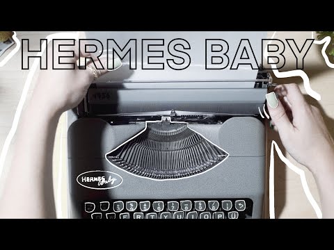 using hermes baby typewriter | 🎙 ASMR