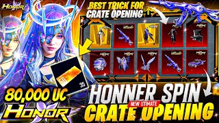 NEW HONOR SPIN + ACE 32 MAX | 80,000 UC NEW ULTIMATE HONOR SPIN | HONOR SPIN TRICK | BGMI HONOR SPIN