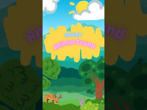 Guess the Animal Sound! | Fun Animal Sounds for Kids #1 #shortsforkids #animalsounds
