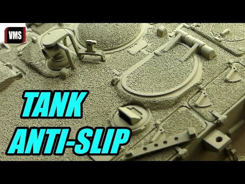 Make anti slip on Merkava & Abrams model tanks - VMS Hull Tex tutorial